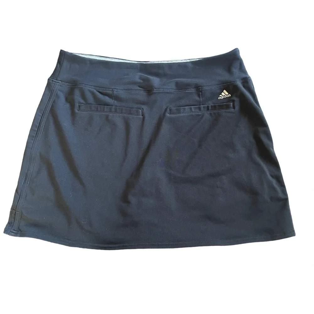 Adidas Skort Golf Climacool Black Pull On.  Golf Tennis Pickleball Sz Medium